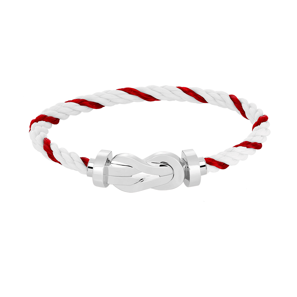 [Vellora-Opalyn]CHANCE LARGE 8 FIGURE BUCKLE NO DIAMOND BRACELET SILVER