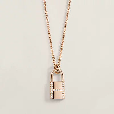[Vellora-Opalyn]HM ADVANCED NICHE LOCK HEAD NECKLACE DIAMONDS