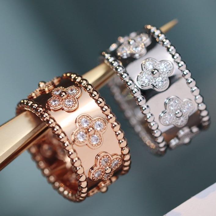 [Vellora-Opalyn]CLOVER KALEIDOSCOPE RING 10MM
