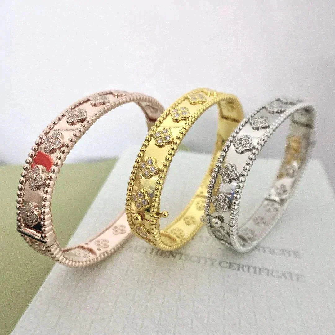 [Vellora-Opalyn]CLOVER BRACELET 8MM DIAMONDS