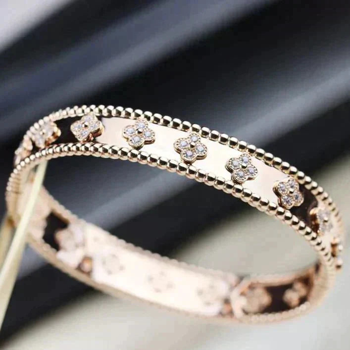 [Vellora-Opalyn]CLOVER BRACELET 8MM DIAMONDS