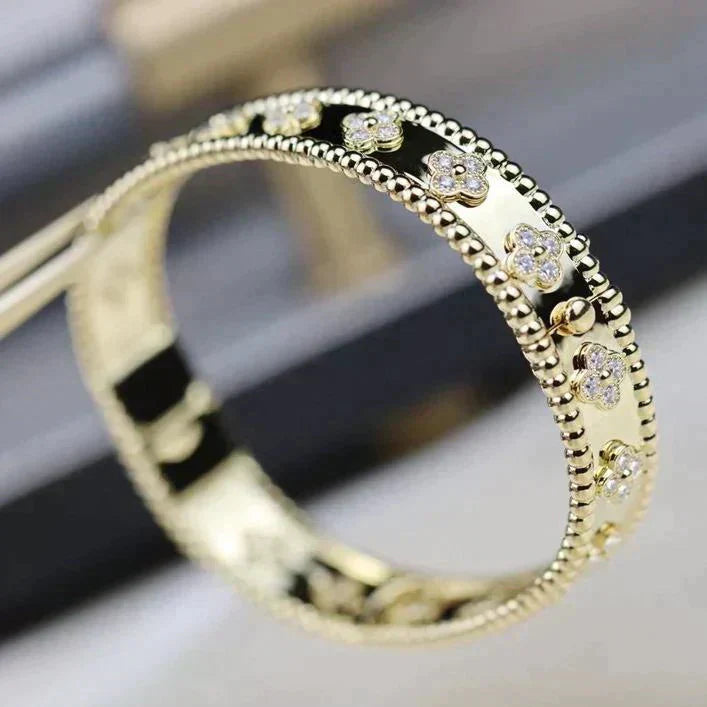 [Vellora-Opalyn]CLOVER BRACELET 8MM DIAMONDS