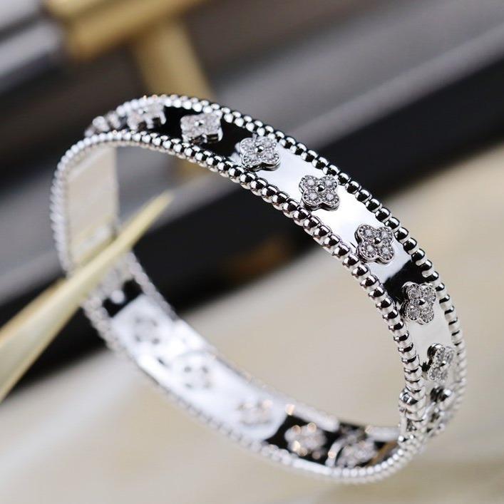 [Vellora-Opalyn]CLOVER BRACELET 8MM DIAMONDS