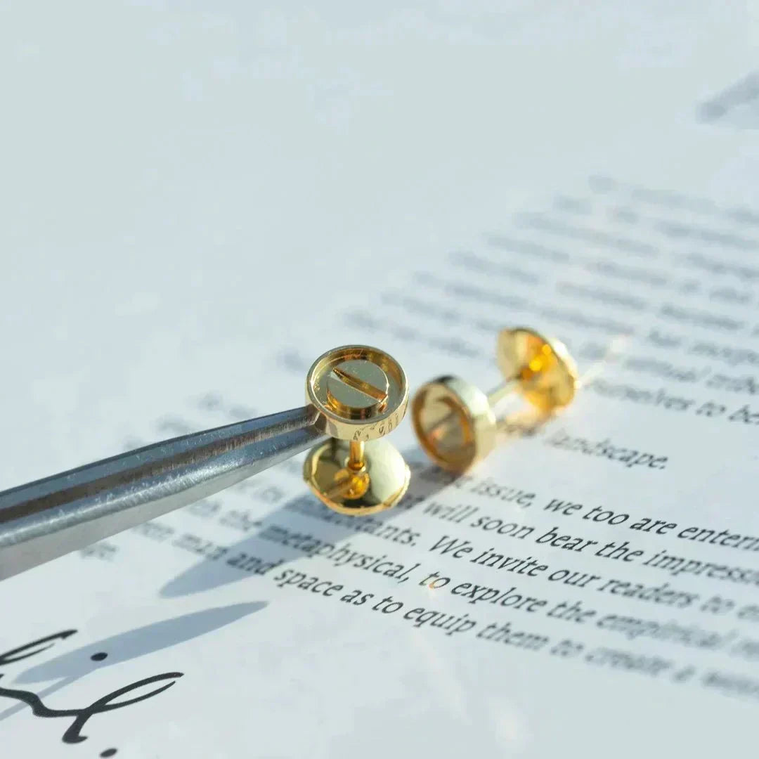 [Vellora-Opalyn]LOVE EARRINGS GOLD 10MM