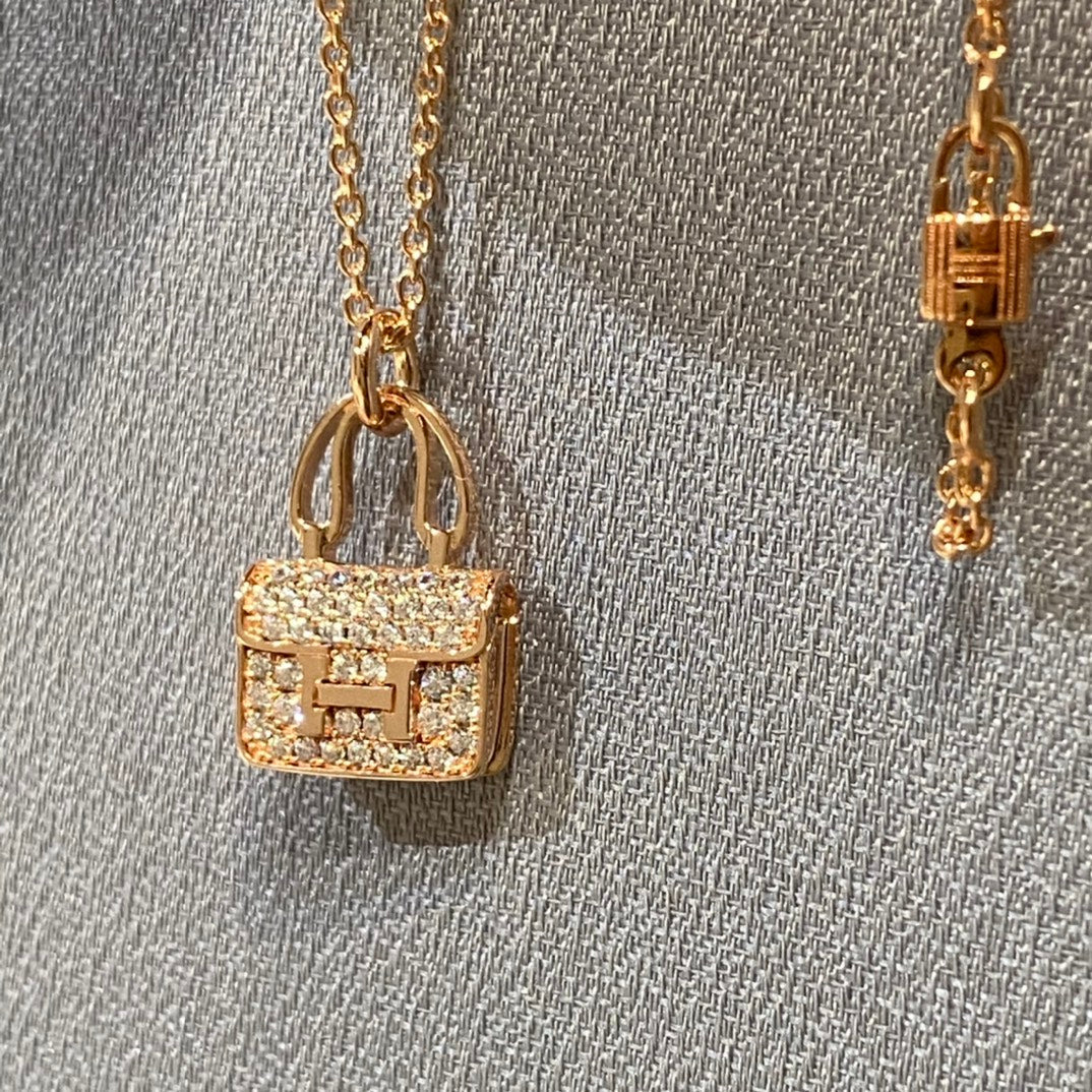 [Vellora-Opalyn]CONSTANCE PEDANT DIAMOND NECKLACE