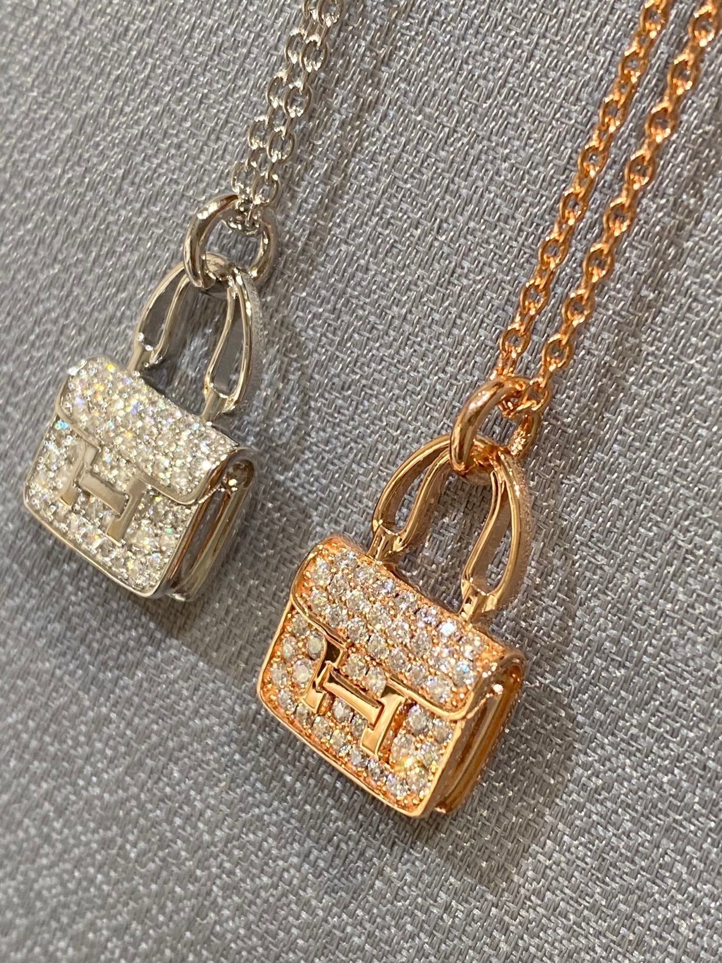 [Vellora-Opalyn]CONSTANCE PEDANT DIAMOND NECKLACE
