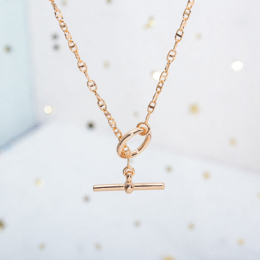 [Vellora-Opalyn]ECHAPPEE NECKLACE PINK GOLD