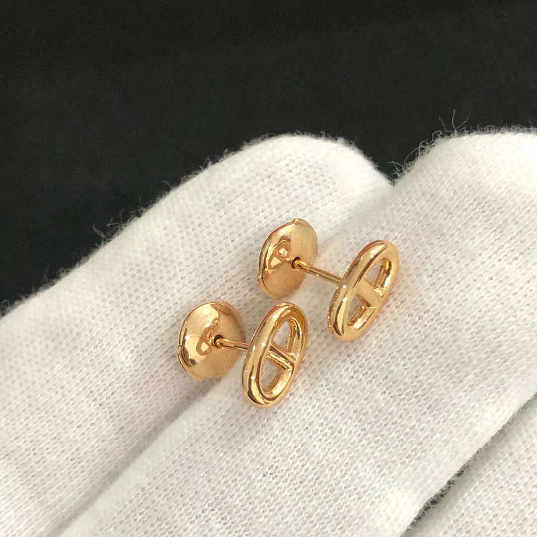[Vellora-Opalyn]CHAINE SMALL EARRINGS GOLD AND SILVER
