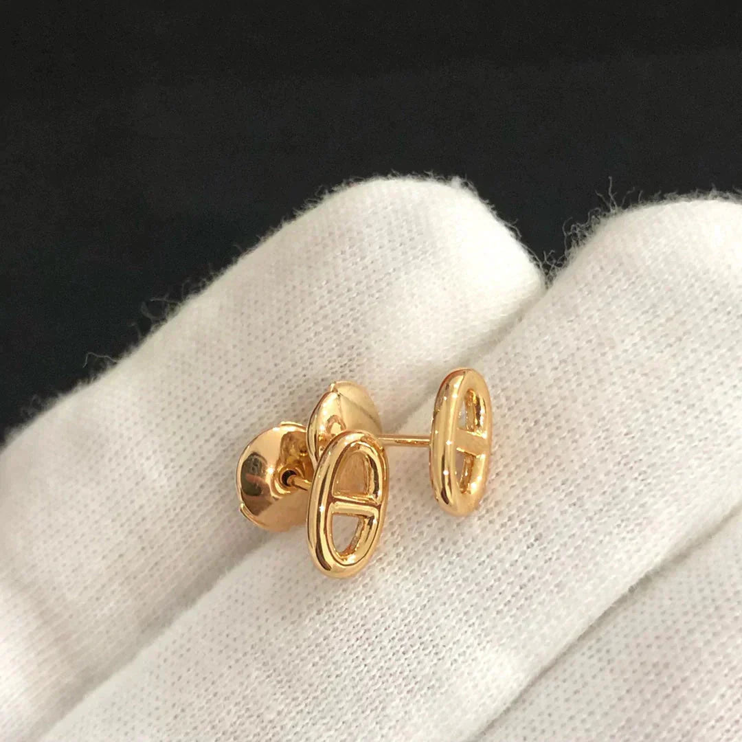 [Vellora-Opalyn]CHAINE SMALL EARRINGS GOLD AND SILVER