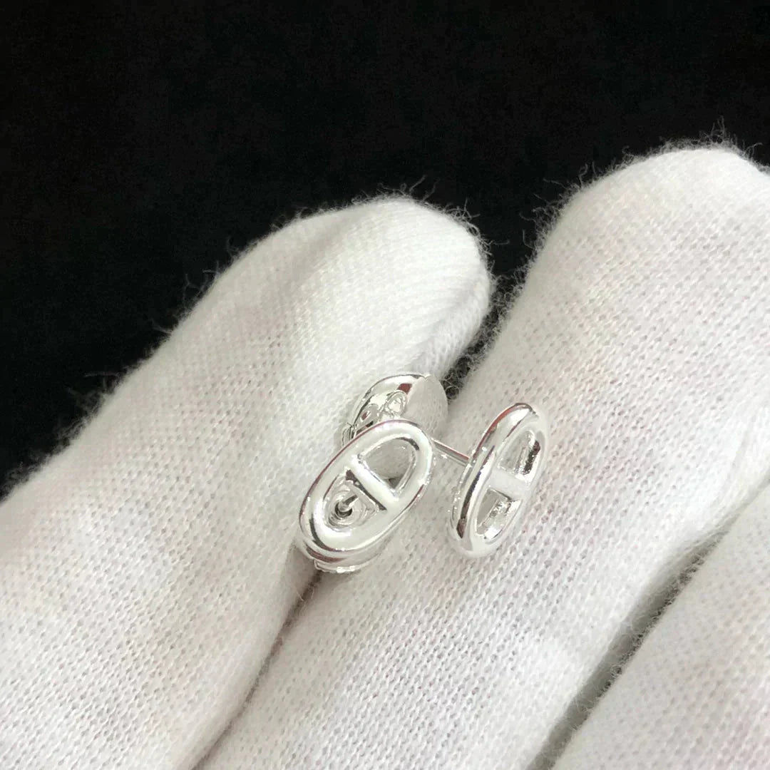 [Vellora-Opalyn]CHAINE SMALL EARRINGS GOLD AND SILVER