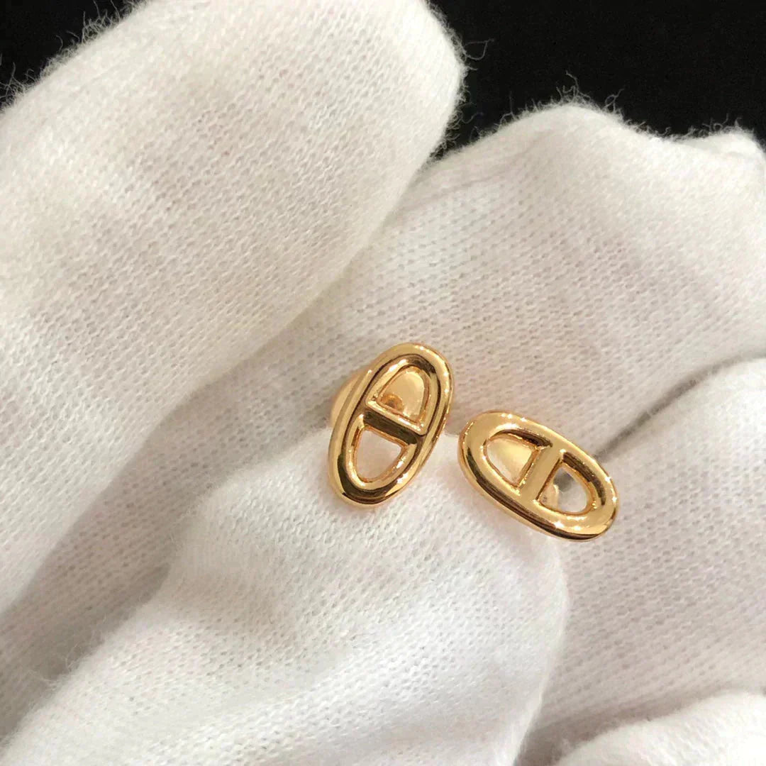 [Vellora-Opalyn]CHAINE SMALL EARRINGS GOLD AND SILVER