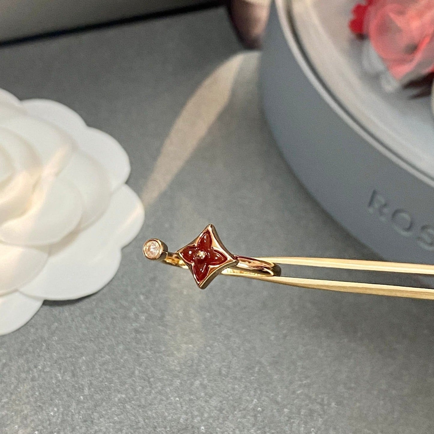 [Vellora-Opalyn]STAR 1 DIAMOND OPEN RING