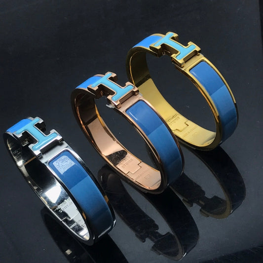 [Vellora-Opalyn]H BRACELET BLUE RAINBOW CERAMIC