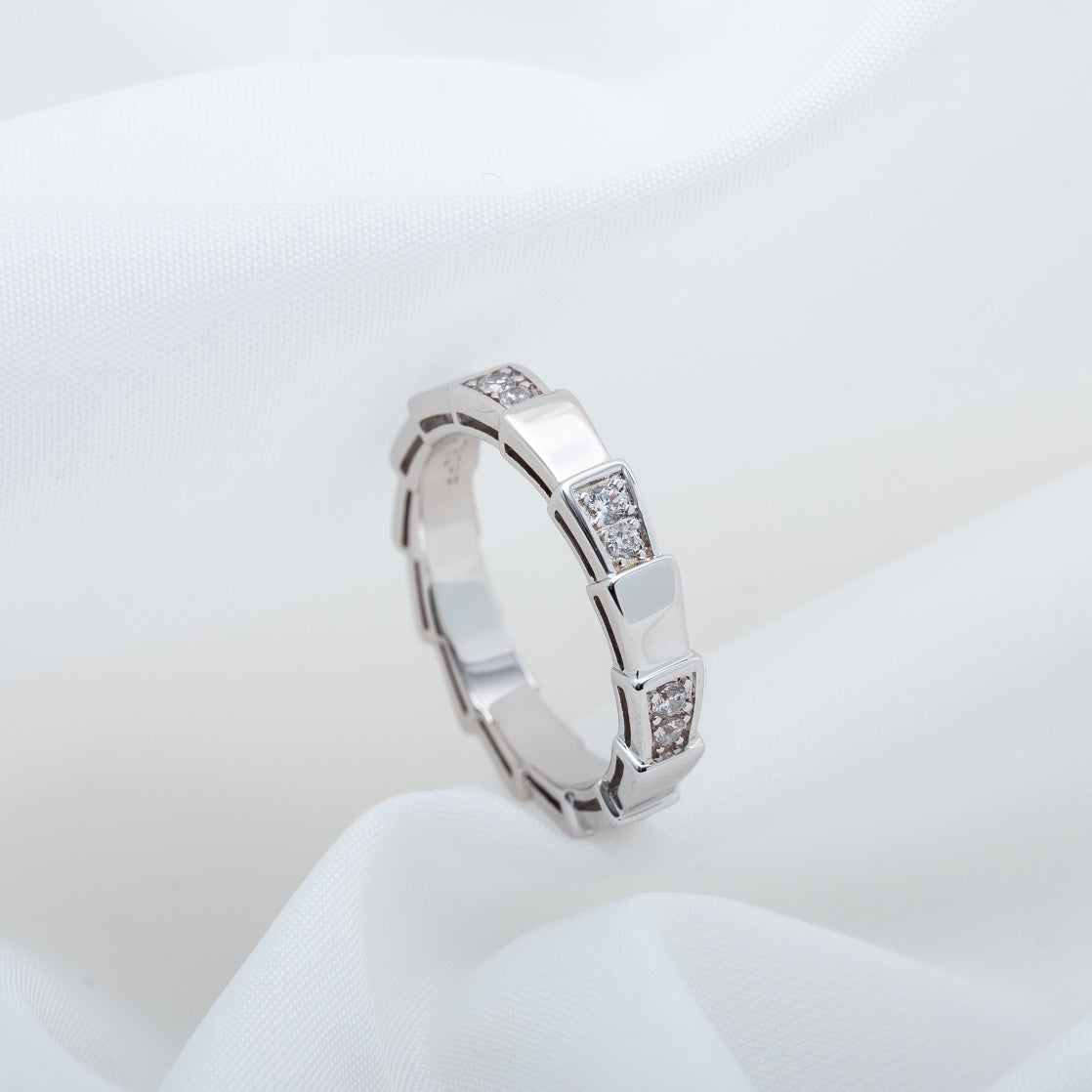 [Vellora-Opalyn]SERPENTI RING SILVER  3MM