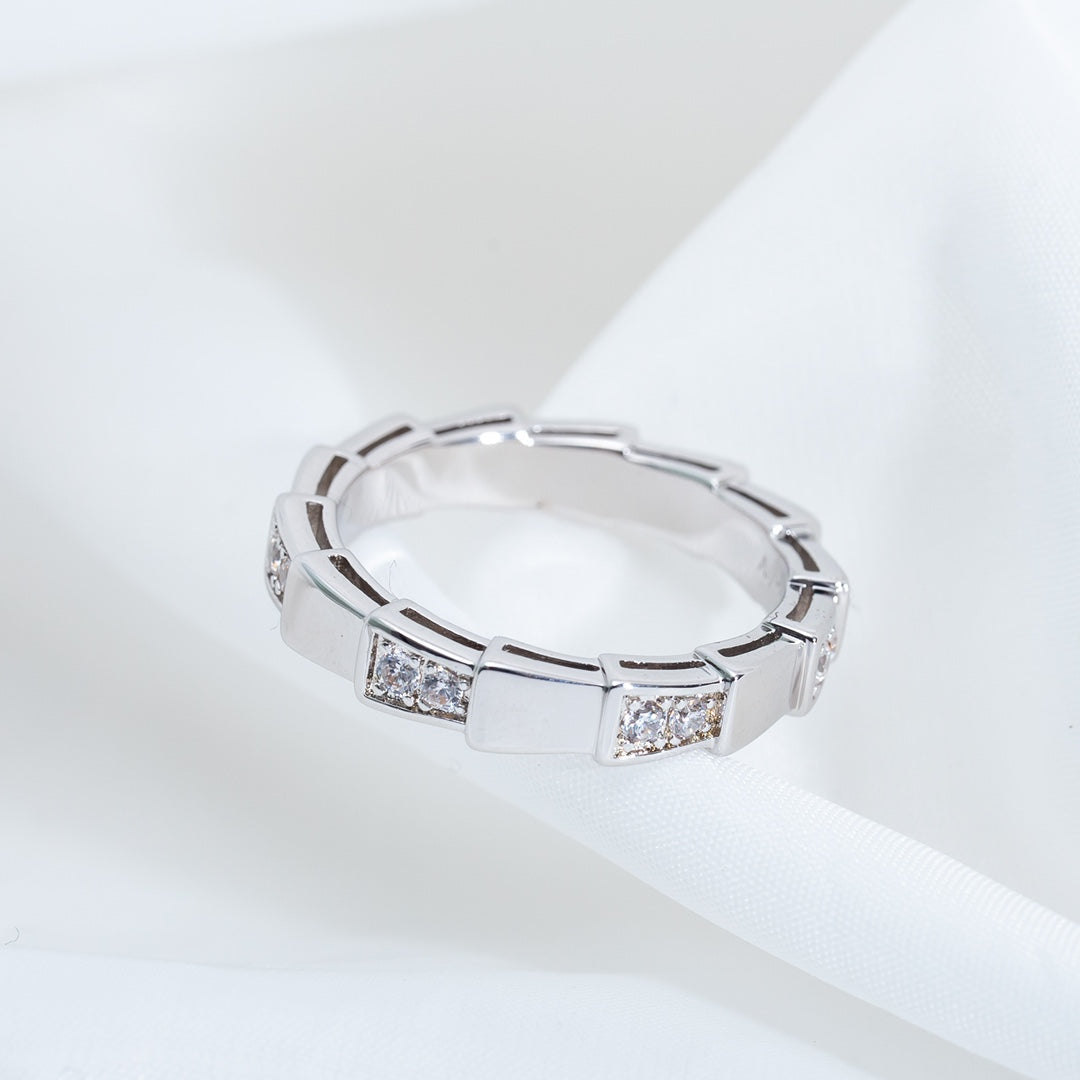 [Vellora-Opalyn]SERPENTI RING SILVER  3MM