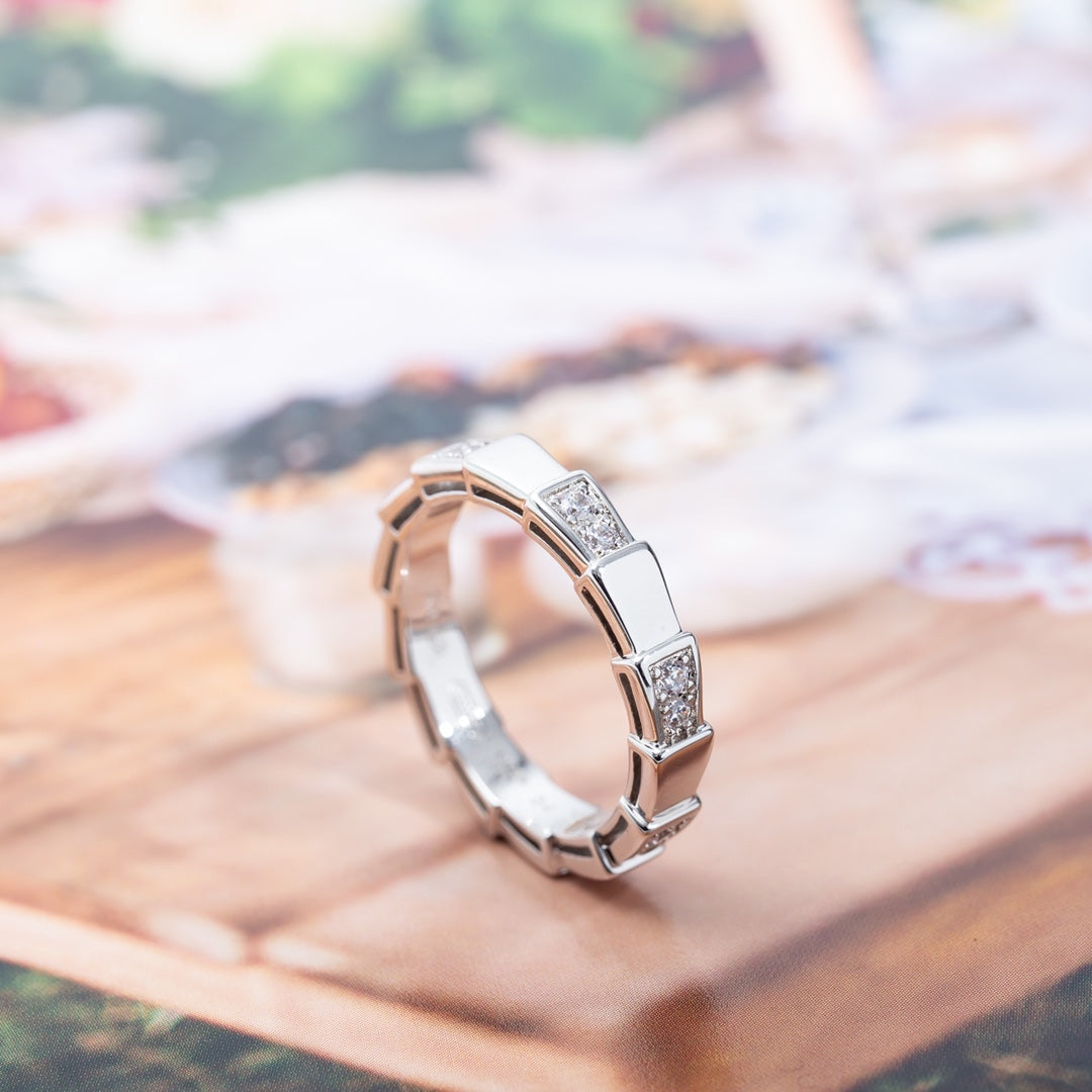 [Vellora-Opalyn]SERPENTI RING SILVER  3MM