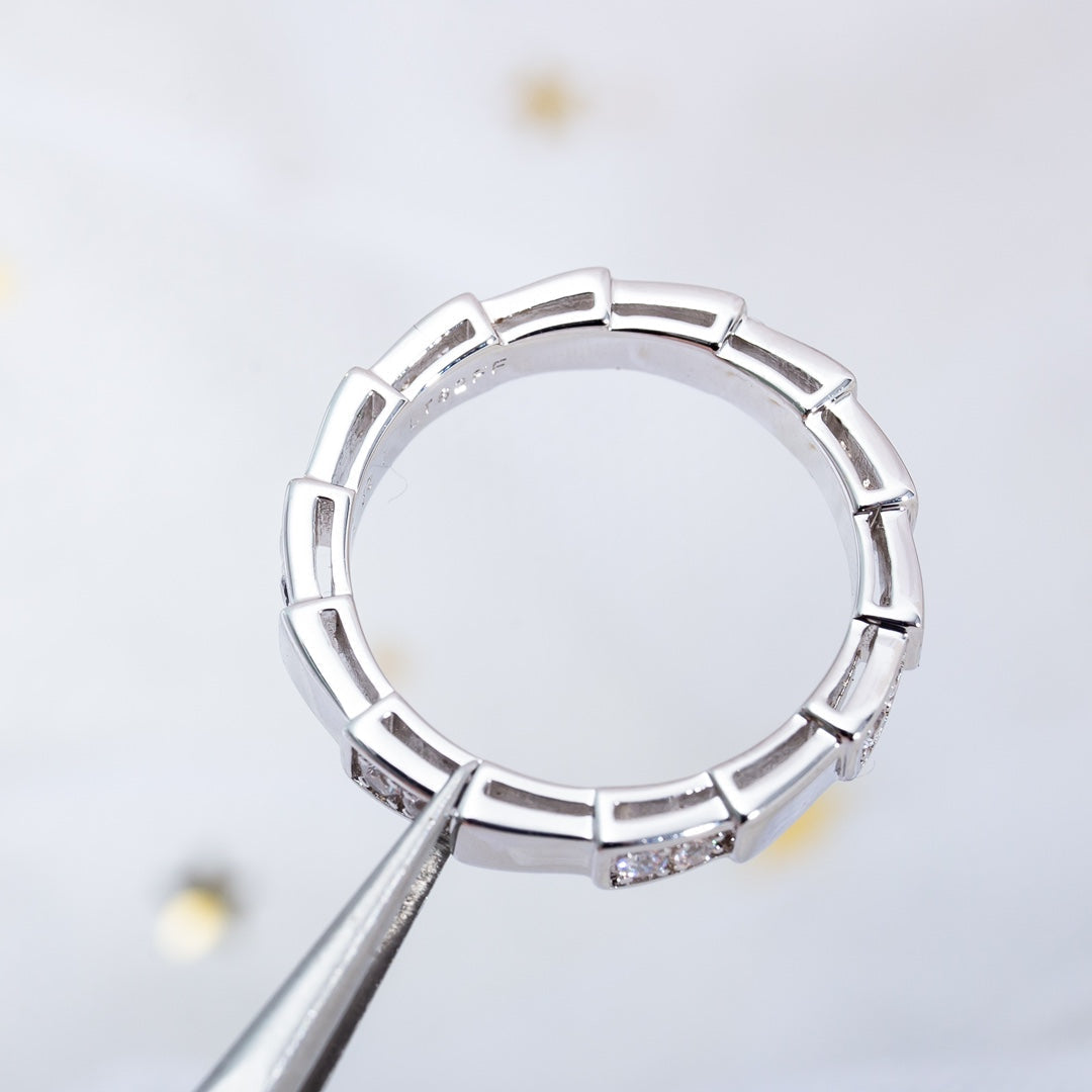 [Vellora-Opalyn]SERPENTI RING SILVER  3MM