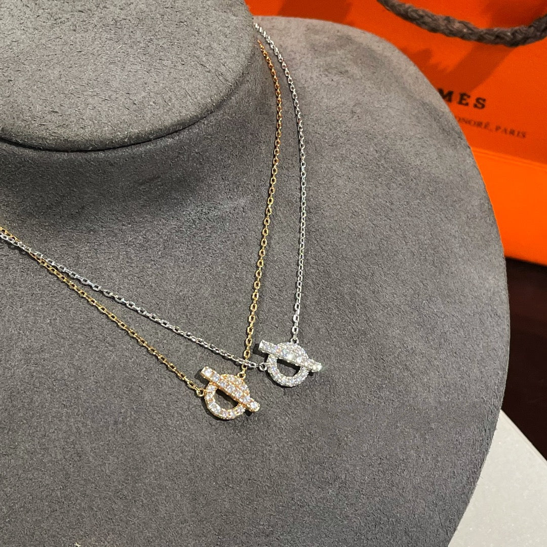 [Vellora-Opalyn]ECHAPEE NECKLACE DIAMOND