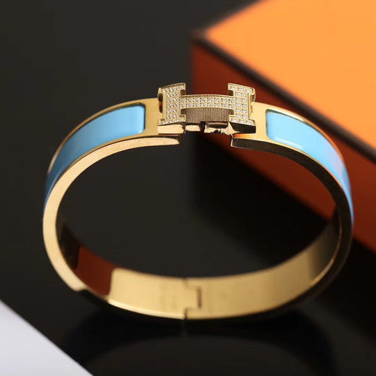 [Vellora-Opalyn]H CLOUD BLUE BRACELET GOLD DIAMOND