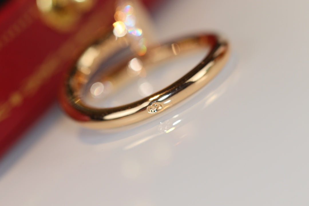 [Vellora-Opalyn]JUSTE RING 2.65MM GOLD DIAMOND