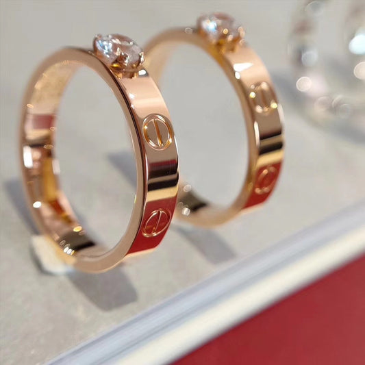 [Vellora-Opalyn]LOVE RING 3.6MM 1 BIG DIAMOND