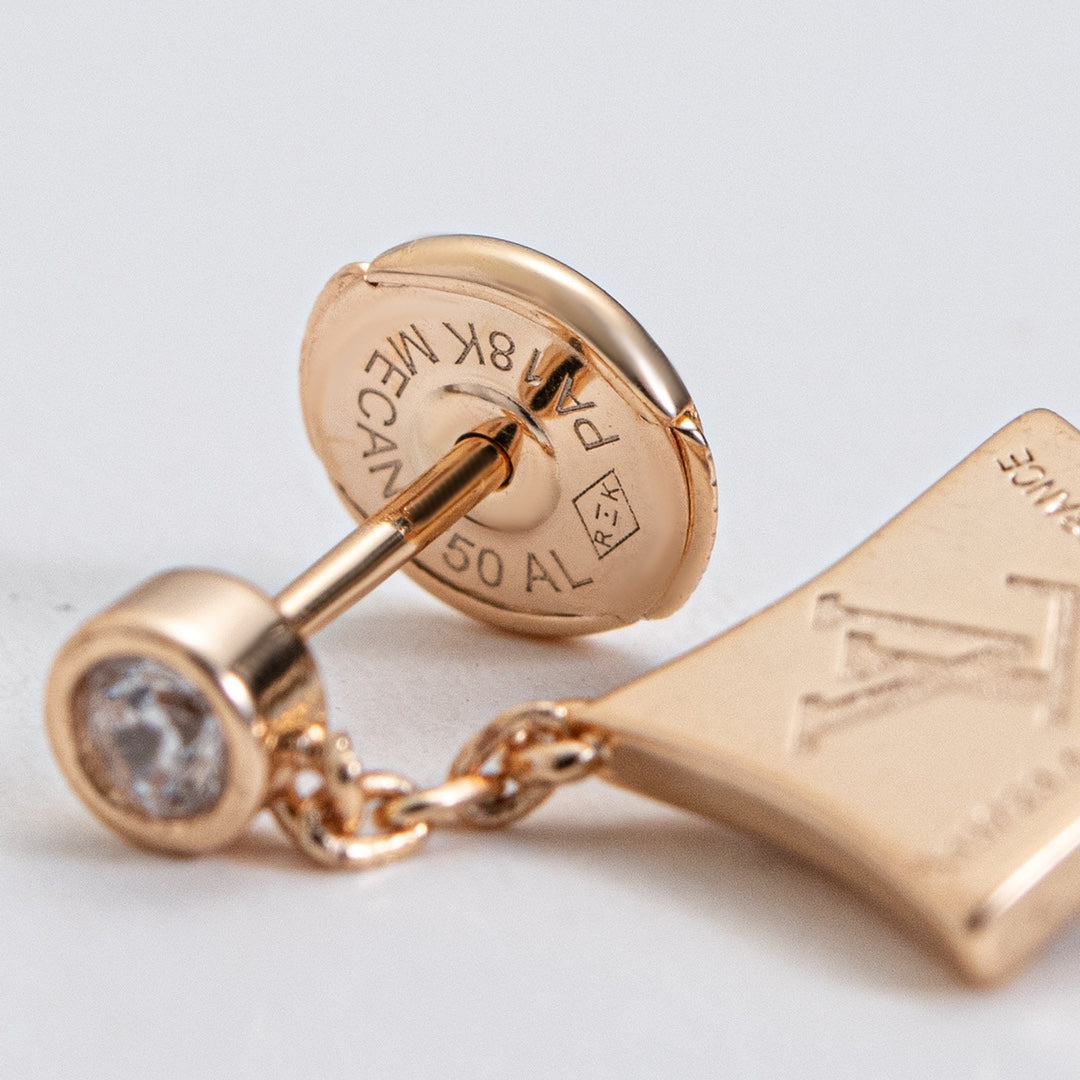 [Vellora-Opalyn]STAR DIAMONDS EARRINGS GOLD