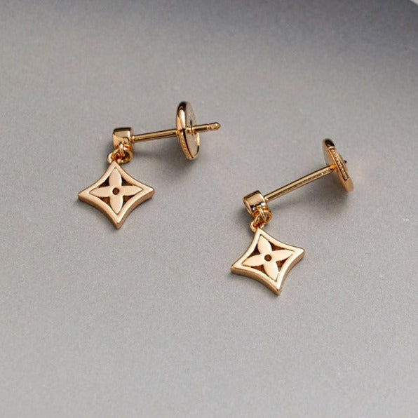 [Vellora-Opalyn]STAR EARRINGS GOLD