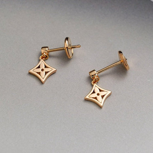 [Vellora-Opalyn]STAR EARRINGS GOLD