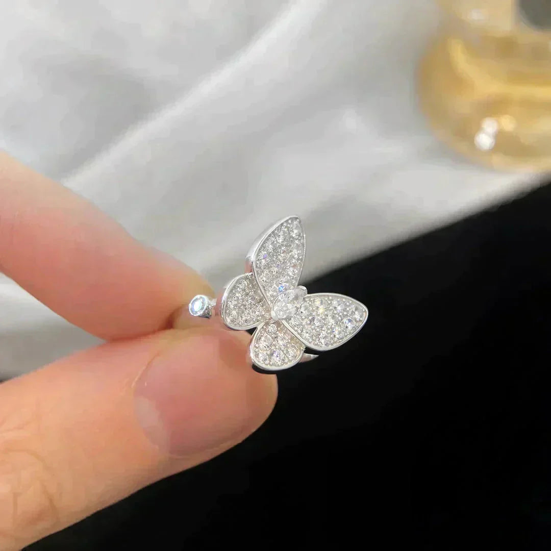 [Vellora-Opalyn]BUTTERFLY DIAMOND RING