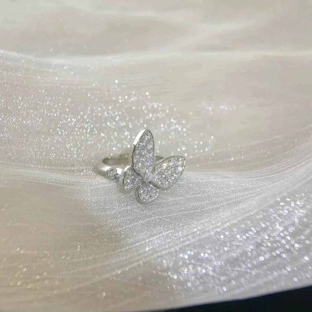 [Vellora-Opalyn]BUTTERFLY DIAMOND RING
