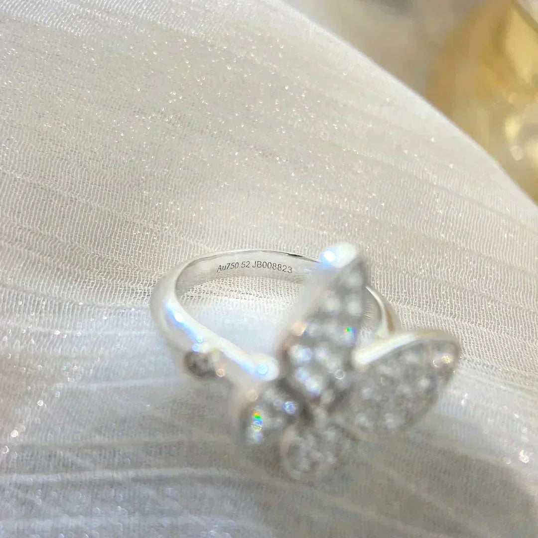 [Vellora-Opalyn]BUTTERFLY DIAMOND RING