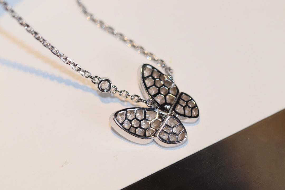 [Vellora-Opalyn]BUTTERFLY DIAMOND NECKLACE