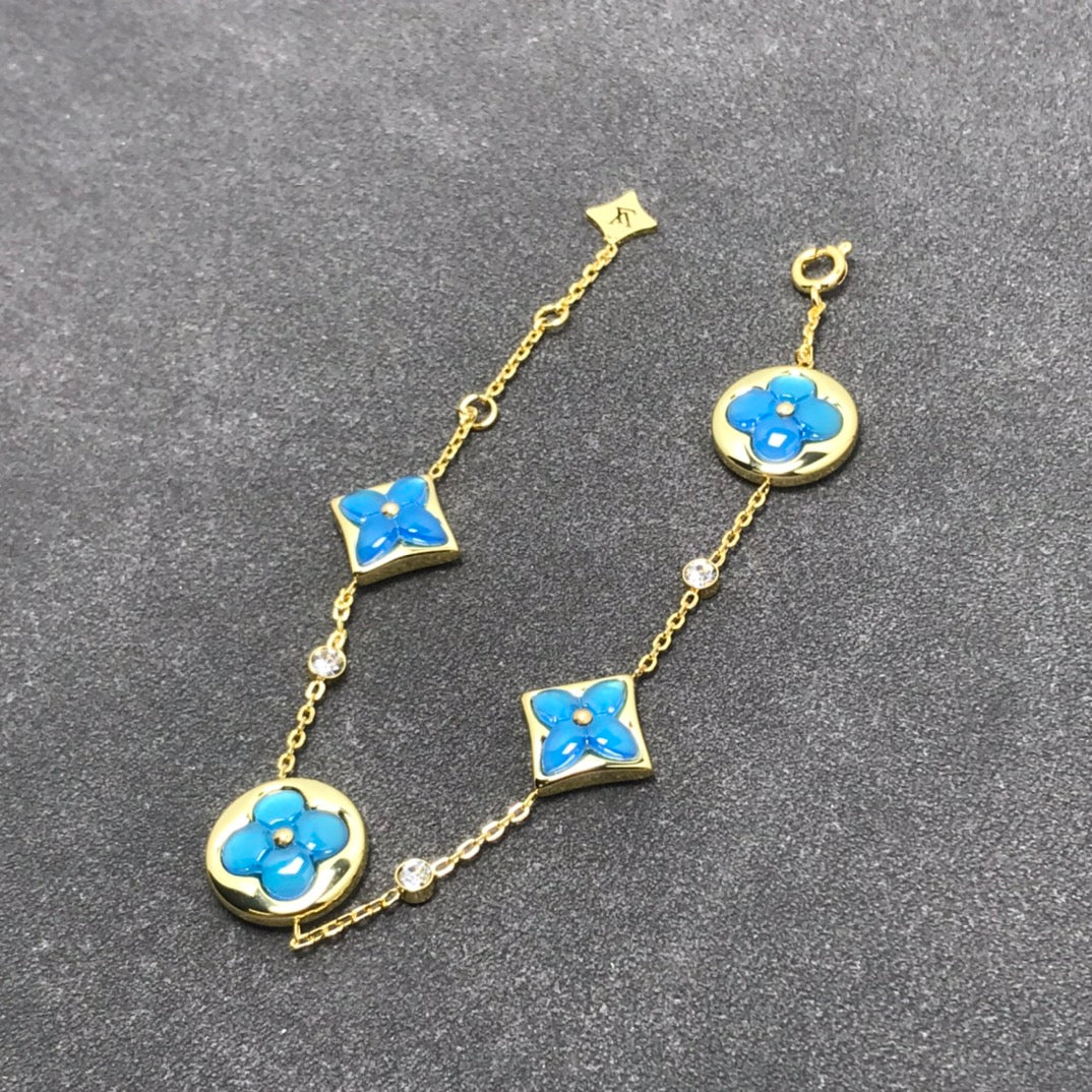 [Vellora-Opalyn]STAR AND SUN TURQUOISE 4 MOTIFS 3 DIAMONDS