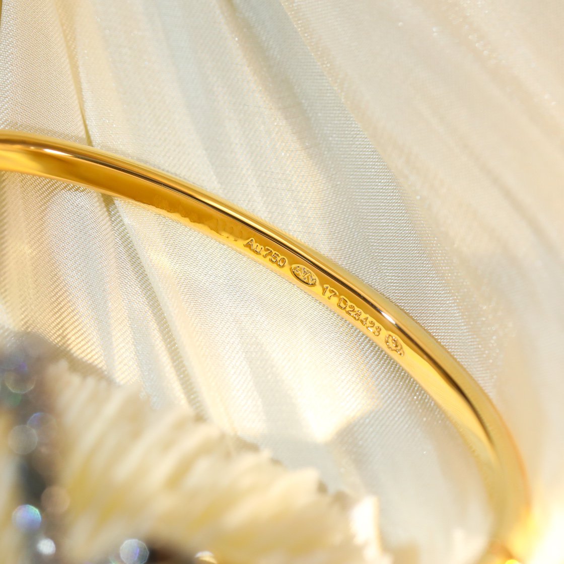 [Vellora-Opalyn]VOLTE UPSITE DOWN GOLD DIAMOND BRACELET