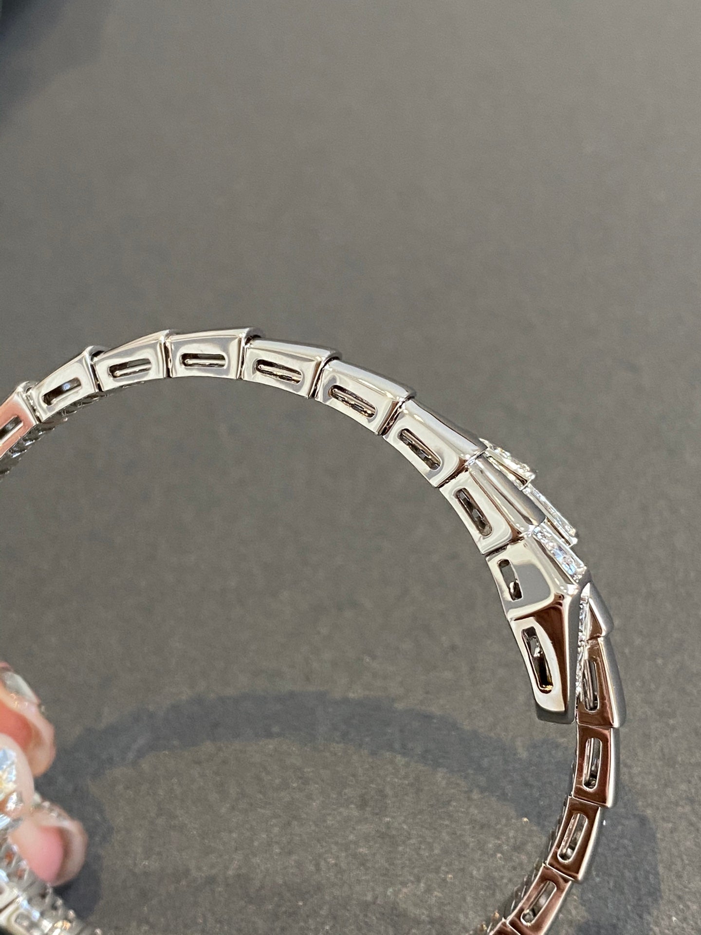 [Vellora-Opalyn]SERPENTI BRACELET DIAMONDS SILVER