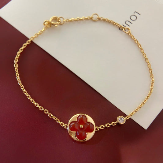 [Vellora-Opalyn]SUN PEDANT CARNELIAN BRACELET