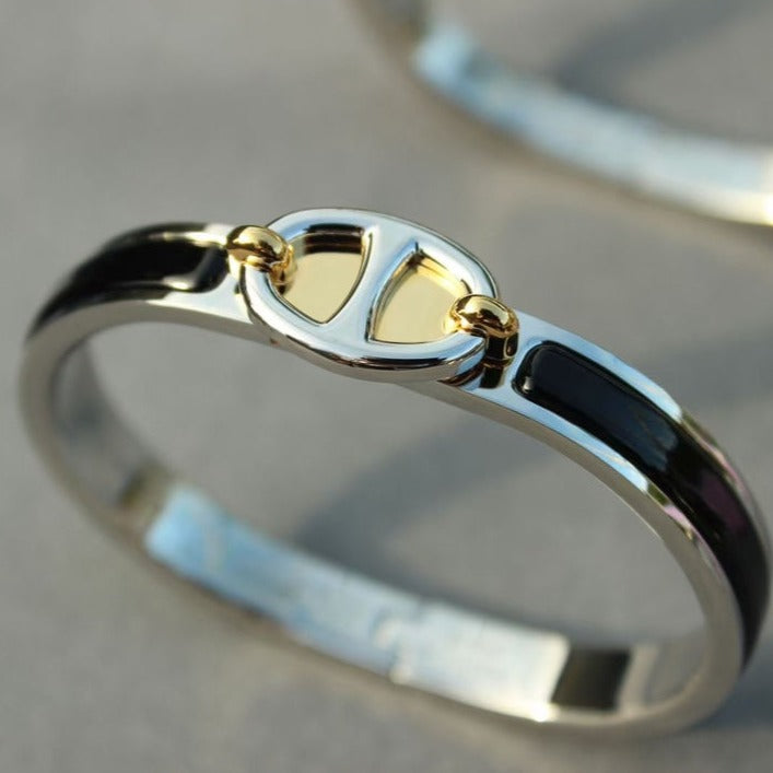 [Vellora-Opalyn]CLIC CHAINE SILVER BRACELET