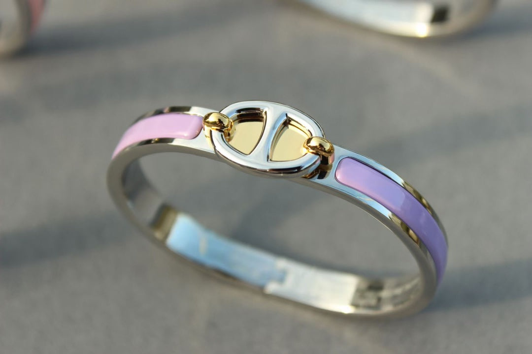[Vellora-Opalyn]CLIC CHAINE SILVER BRACELET