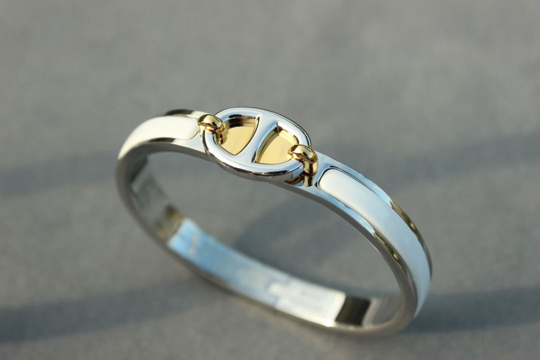 [Vellora-Opalyn]CLIC CHAINE SILVER BRACELET