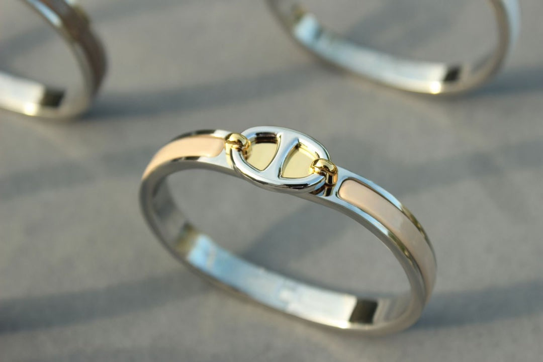 [Vellora-Opalyn]CLIC CHAINE SILVER BRACELET
