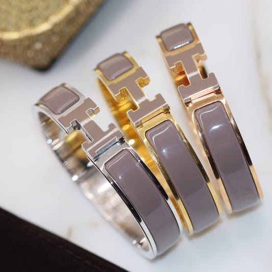 [Vellora-Opalyn]H BRACELET 12MM BROWN