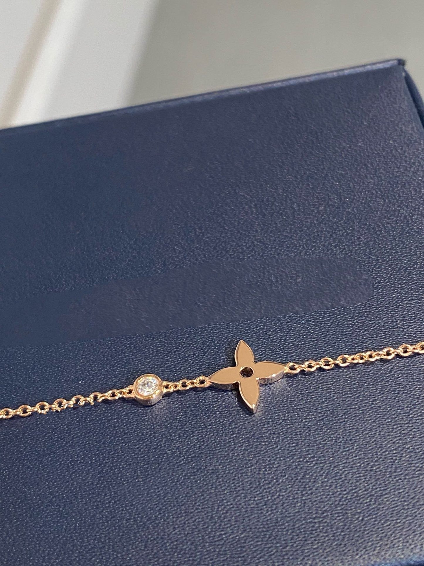 [Vellora-Opalyn]STAR DIAMOND PINK GOLD BRACELET