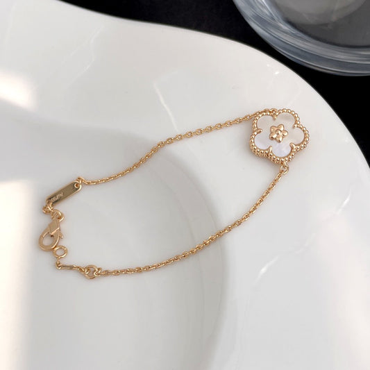 [Vellora-Opalyn]LUCKY SPRING ROSE GOLD MOP BRACELET