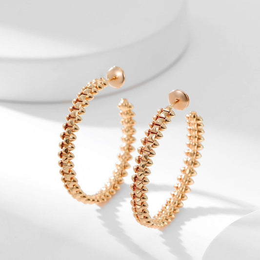 [Vellora-Opalyn]CLASH HOOP EARRINGS