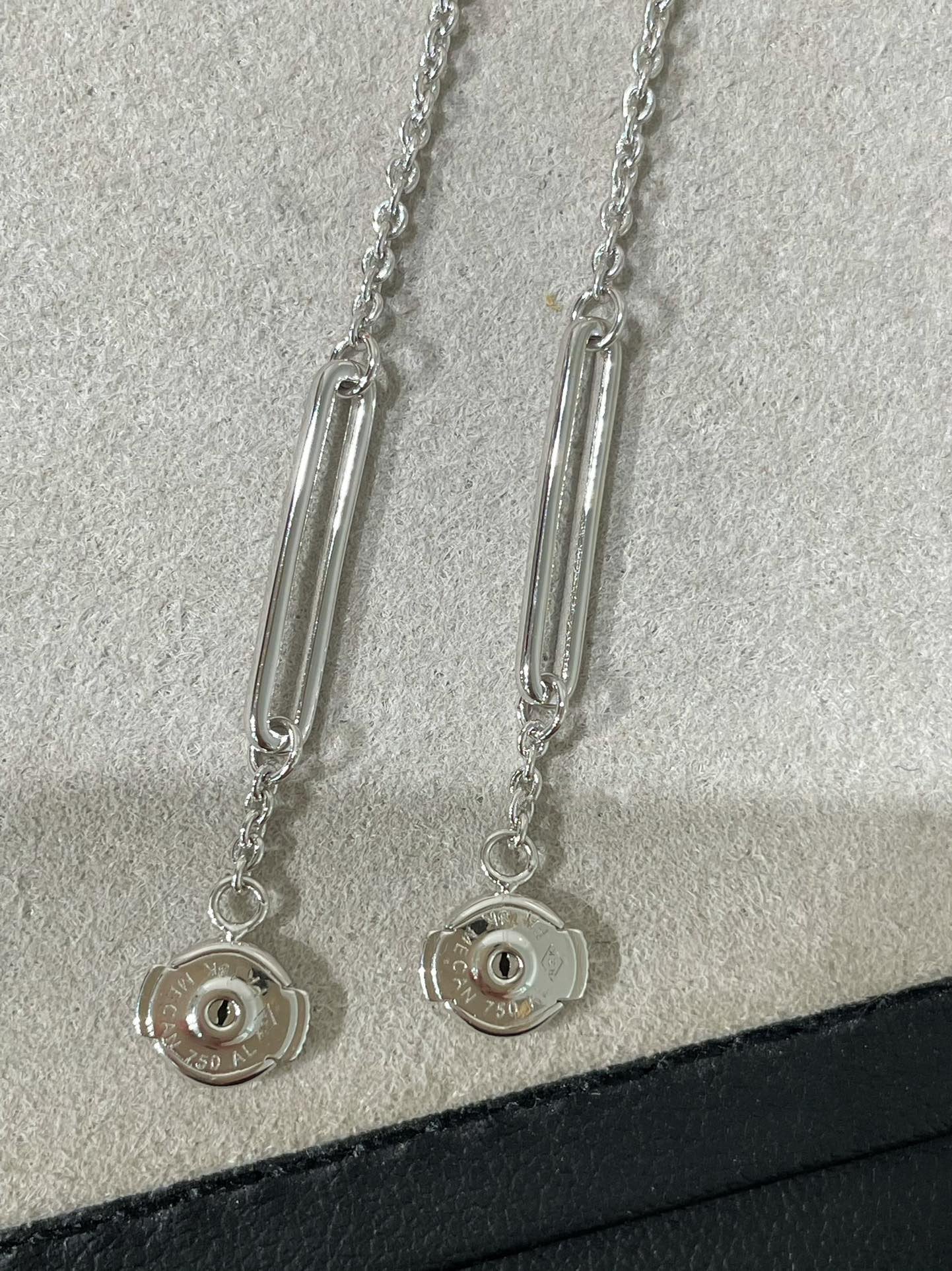 [Vellora-Opalyn]CHAINE CHAOS DIAMOND DROP EARRINGS