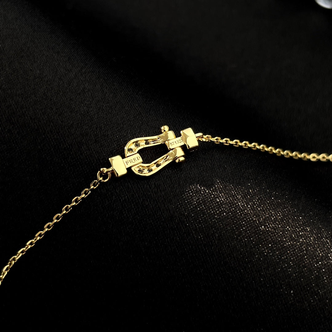 [Vellora-Opalyn]FORCE 10 FULL DIAMOND BUCKLE CHAIN LINK MINI MODEL
