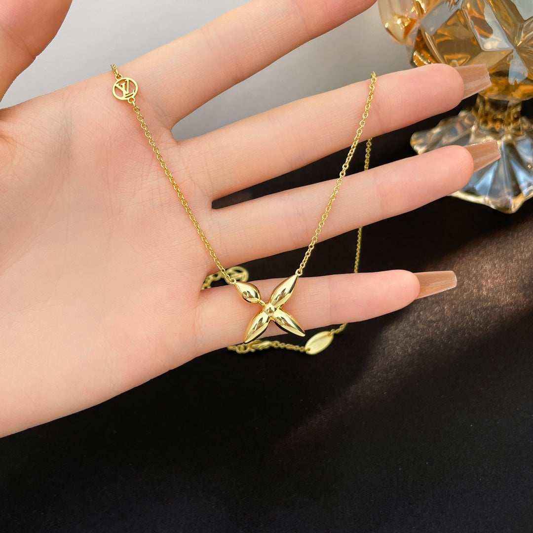 [Vellora-Opalyn]LOUISETTE GOLD NECKLACE