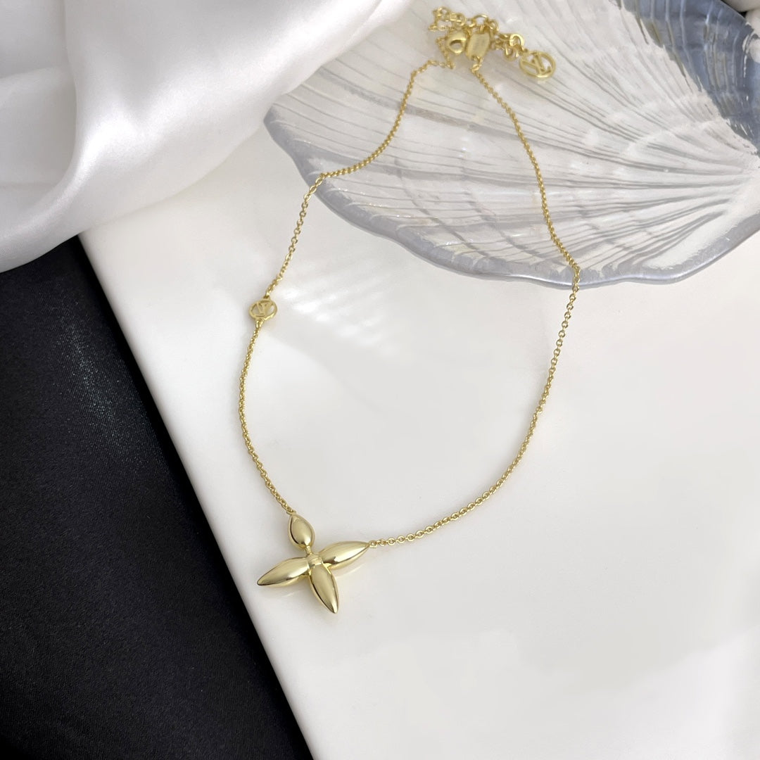 [Vellora-Opalyn]LOUISETTE GOLD NECKLACE