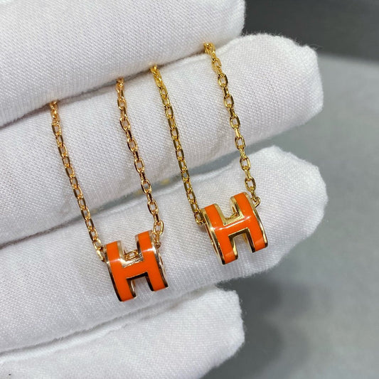 [Vellora-Opalyn]MINI POP H NECKLACE