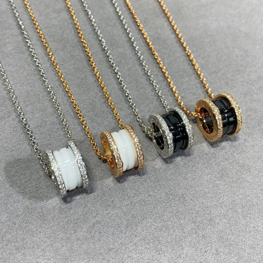 [Vellora-Opalyn]ZERO 1 DIAMOND CERAMIC NECKLACE
